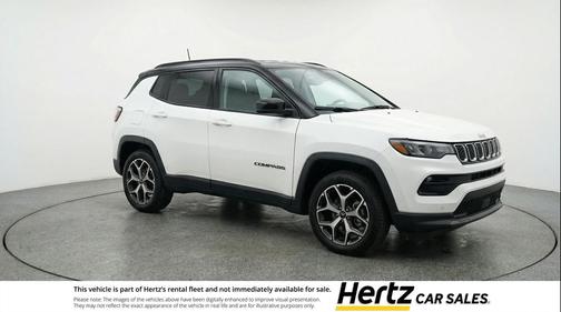 Bright White Clearcoat 2025 Jeep Compass Limited