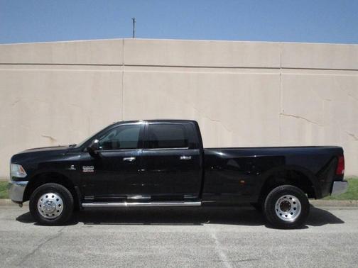 Black 2012 RAM 3500 SLT 4x4 4dr Crew Cab 8 ft. LB DRW Pickup