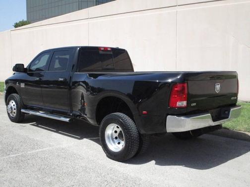 Black 2012 RAM 3500 SLT 4x4 4dr Crew Cab 8 ft. LB DRW Pickup