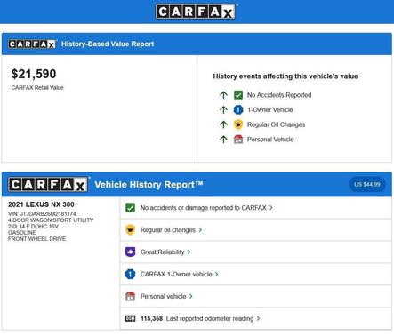 2021 Lexus NX 300 Base