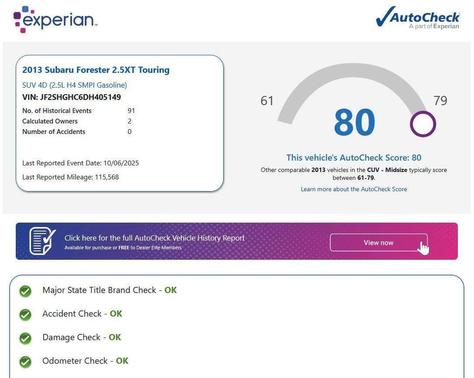 2013 Subaru Forester 2.5X Touring