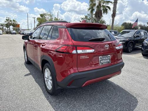 Barcelona Red Metallic 2023 Toyota Corolla Cross LE