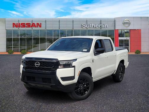 Glacier White 2026 Nissan Frontier SV