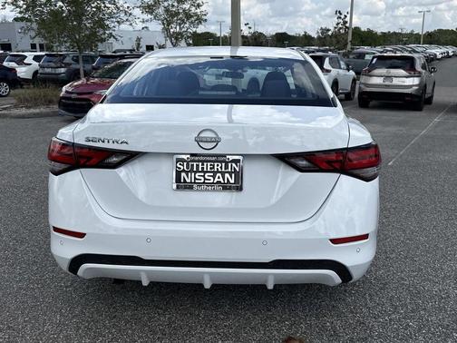 Cloud White 2025 Nissan Sentra S