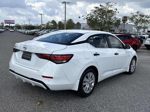 Cloud White 2025 Nissan Sentra S