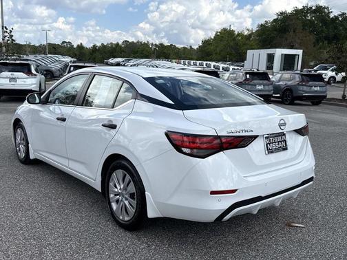 Cloud White 2025 Nissan Sentra S