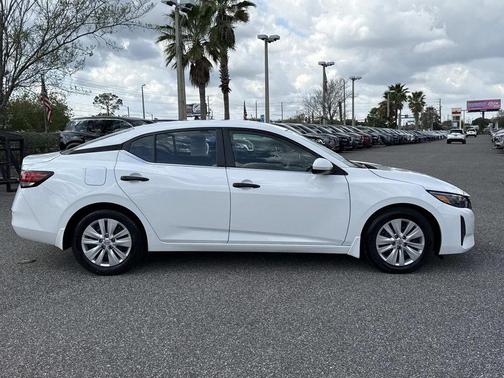 Cloud White 2025 Nissan Sentra S