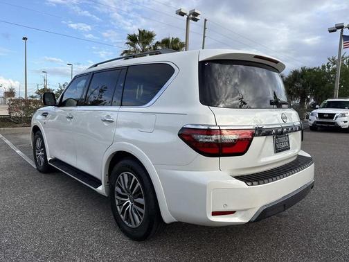 Aspen White 2022 Nissan Armada SV