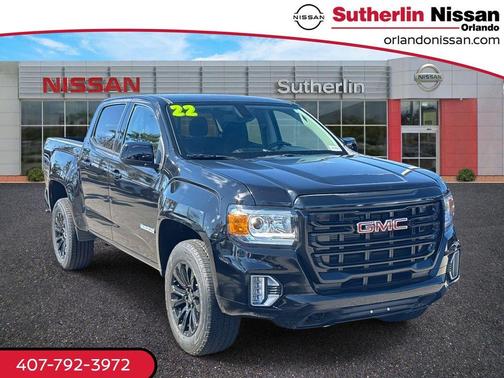 Onyx Black 2022 GMC Canyon Elevation