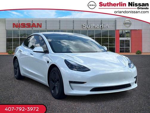 White 2023 Tesla Model 3 Base