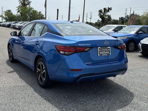 Electric Blue Metallic 2025 Nissan Sentra SV