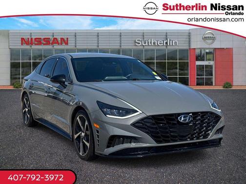 Gray 2021 Hyundai SONATA SEL Plus