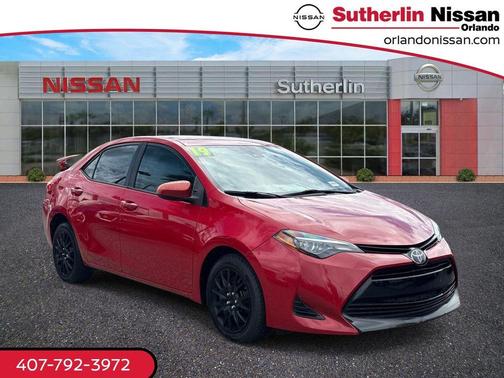 Barcelona Red Metallic 2019 Toyota Corolla LE