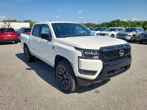 Glacier White 2026 Nissan Frontier SV
