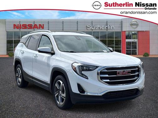 Summit White 2021 GMC Terrain SLT