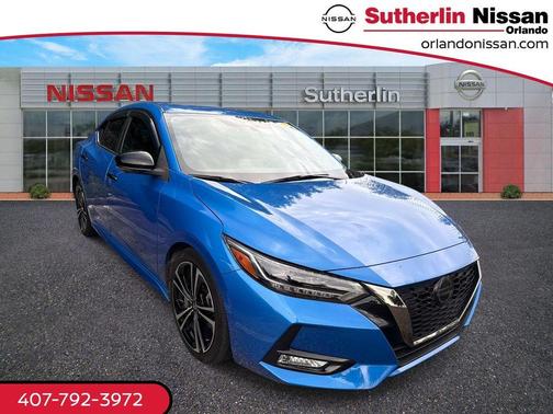 Electric Blue Metallic 2020 Nissan Sentra SR