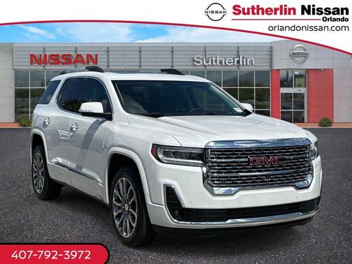 White Frost 2023 GMC Acadia Denali