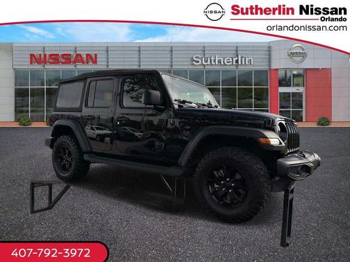 Black Clearcoat 2022 Jeep Wrangler Unlimited Sport