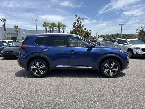 Caspian Blue 2023 Nissan Rogue Platinum