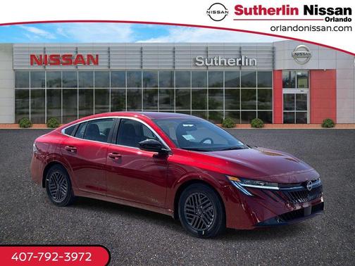Scarlet Ember 2026 Nissan Sentra SV