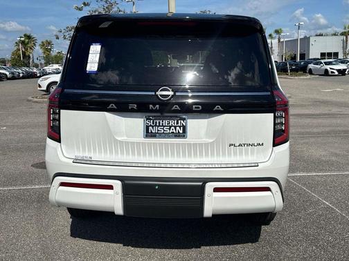 White 2026 Nissan Armada Platinum