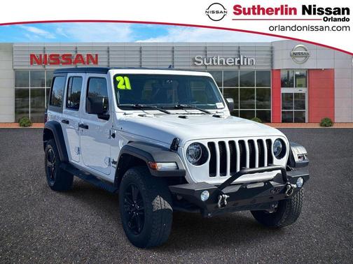 Bright White Clearcoat 2021 Jeep Wrangler Unlimited Sport Altitude
