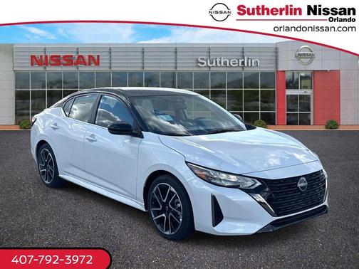 White 2025 Nissan Sentra SR