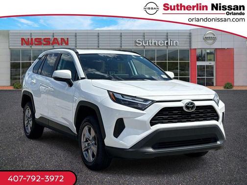 White 2022 Toyota RAV4 XLE