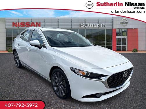 Snowflake White Pearl 2024 Mazda Mazda3 FWD w/Preferred Package