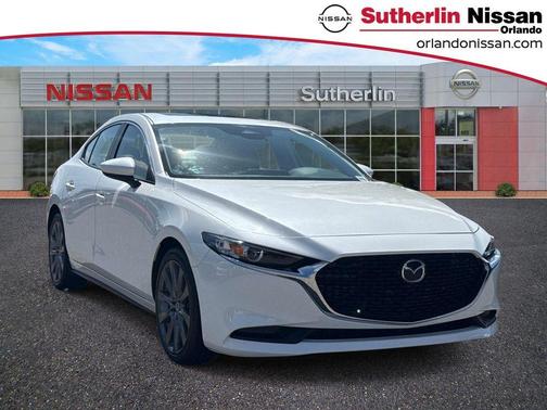 Snowflake White Pearl 2024 Mazda Mazda3 FWD w/Preferred Package