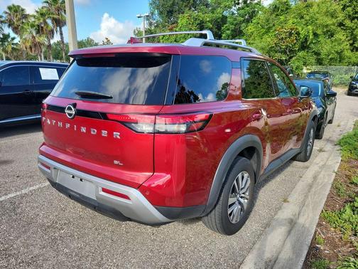 Scarlet Ember 2023 Nissan Pathfinder SL