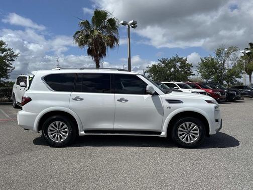 Aspen White 2021 Nissan Armada SV