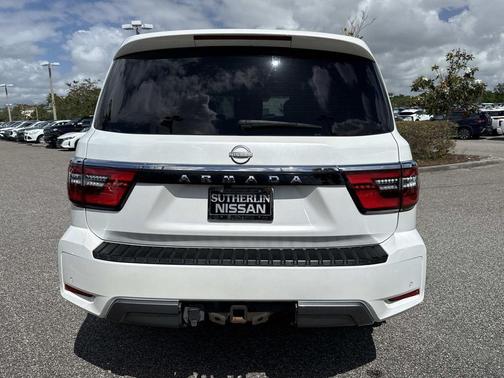 Aspen White 2021 Nissan Armada SV
