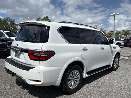 Aspen White 2021 Nissan Armada SV