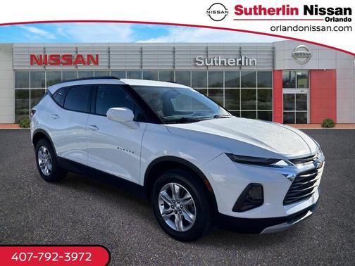 Summit White 2021 Chevrolet Blazer 1LT