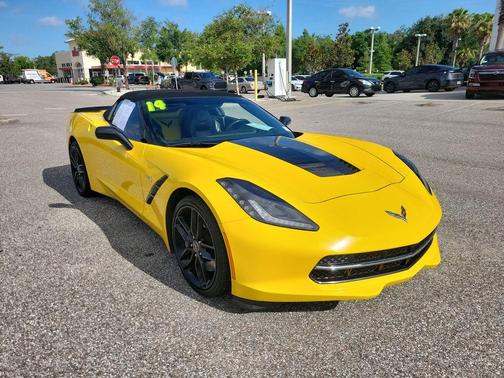 Velocity Yellow Tinted Clearcoat 2014 Chevrolet Corvette Stingray Z51