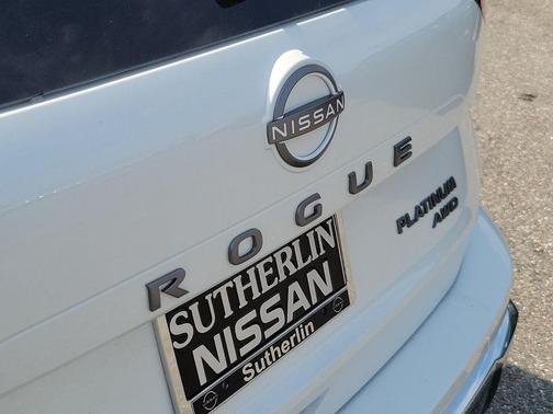 White Pearl 2026 Nissan Rogue Platinum