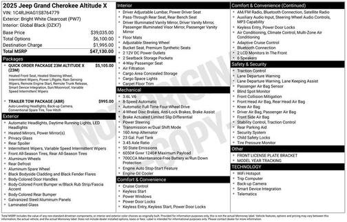 2025 Jeep Grand Cherokee Laredo