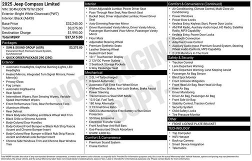 2025 Jeep Compass Limited