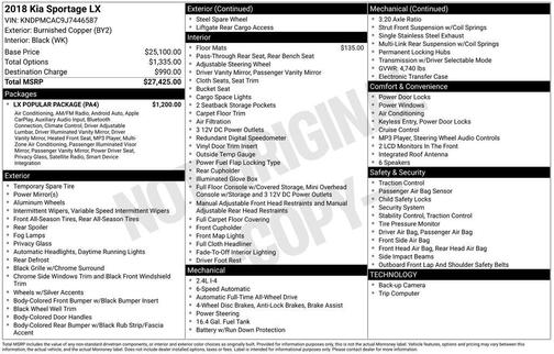 2018 Kia Sportage LX