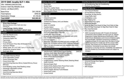 2019 GMC Acadia SLT-1