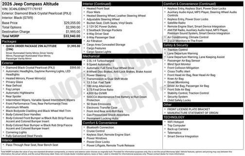 2026 Jeep Compass Latitude