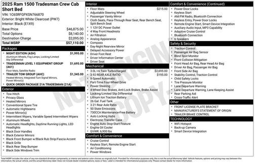 2025 RAM 1500 Tradesman