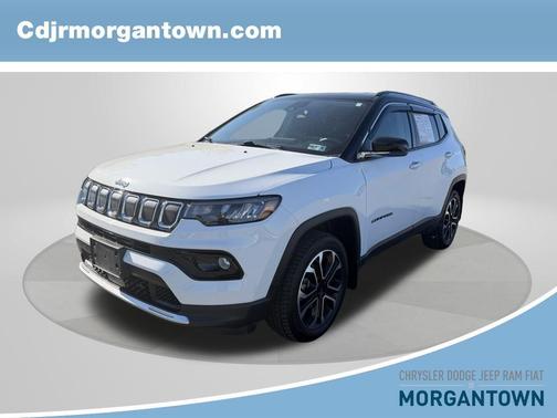 Bright White Clearcoat 2022 Jeep Compass Limited