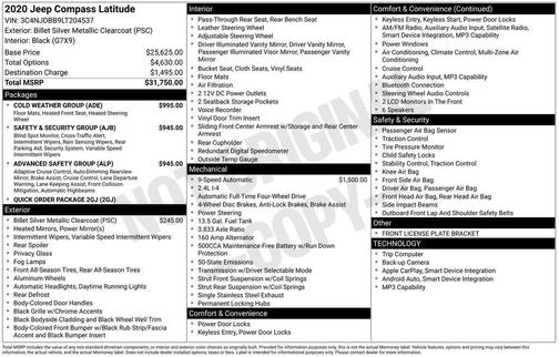 2020 Jeep Compass Latitude