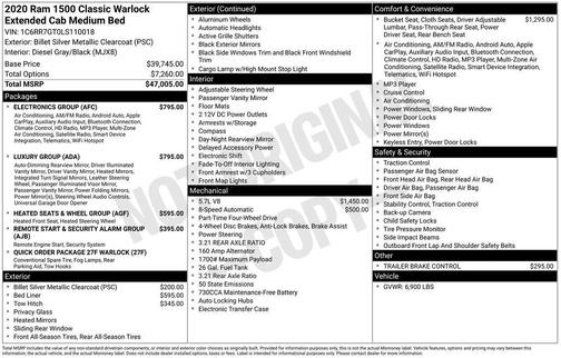2020 RAM 1500 Classic SLT