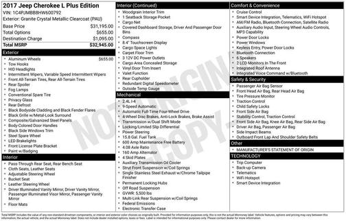 2017 Jeep Cherokee Trailhawk