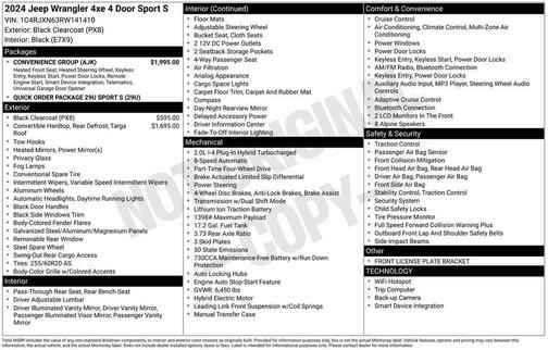 2024 Jeep Wrangler 4xe Sport