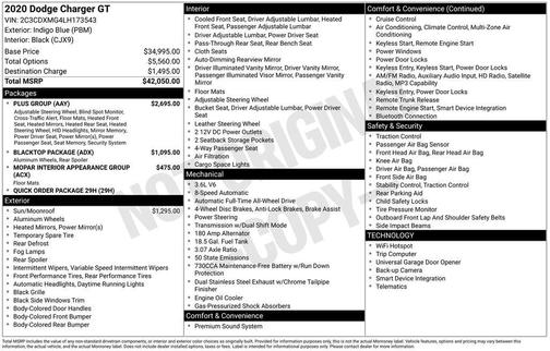 2020 Dodge Charger GT