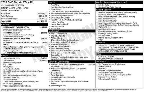 2023 GMC Terrain AT4